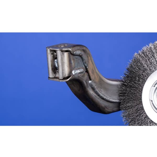 PFERD Rundborste bred oflätad RBU Ø 200 x 25 mm variabelt hål i rostfritt stål-tråd-Ø 0,30 för slipbock 1 43701260 1 st