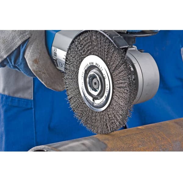 PFERD Rundborste oflätad RBU Ø 115 x 12 mm M14 stål-Ø 0,30 för vinkelslip 43502201 1 st