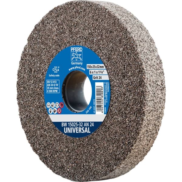 PFERD 39008426 Slipskiveskiva Diameter 150 mm Borrdiameter 32 mm Stål, Rostfritt stål, Gjutjärn 1 st
