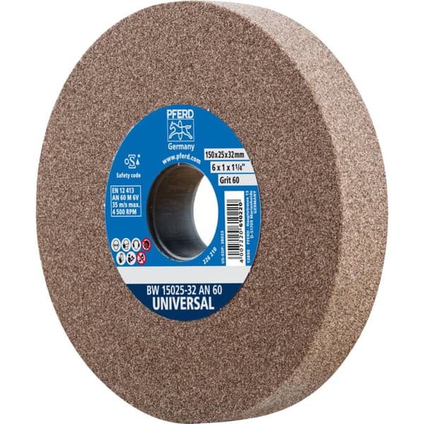 PFERD 39008427 Slipskiveskiva Diameter 150 mm Borrdiameter 32 mm Stål, Rostfritt stål, Gjutjärn 1 st