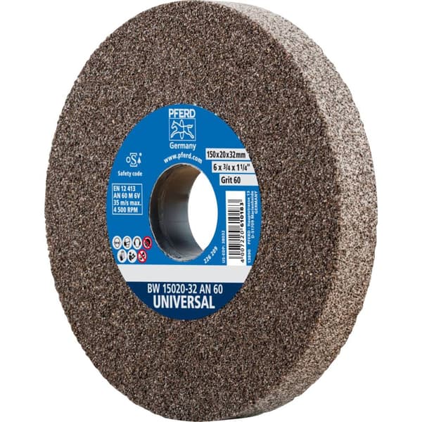 PFERD 39008423 Slipskiveskiva Diameter 150 mm Borrdiameter 32 mm Stål, Rostfritt stål, Gjutjärn 1 st