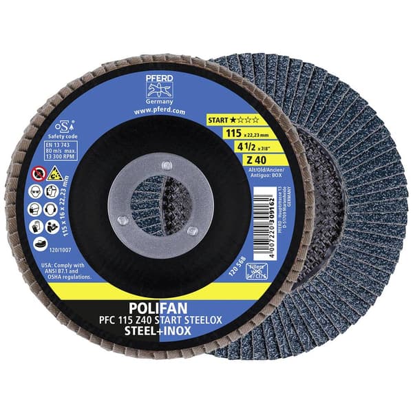 PFERD 69300936 PFC 115 Z 40 START STEELOX Diameter 115 mm N/A 10 st