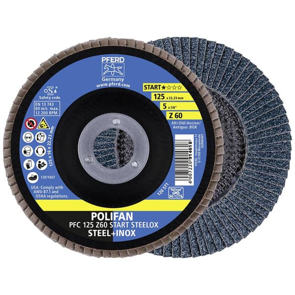 PFERD 69300935 PFC 125 Z 60 START STEELOX Diameter 125 mm N/A 10 st