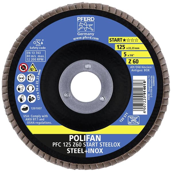 PFERD 69300935 PFC 125 Z 60 START STEELOX Diameter 125 mm N/A 10 st