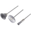 Miniatyrbild 1 av 2: Wolfcraft Ståltrådsminiborste-set 3-delars 2114000 3 st
