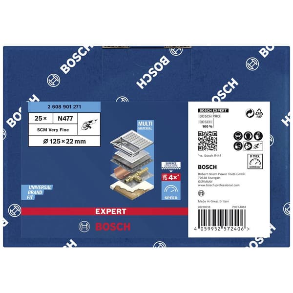 Bosch Accessories 2608901271 Poleringsskiva Diameter 125 mm Borrdiameter 22 mm 1 st