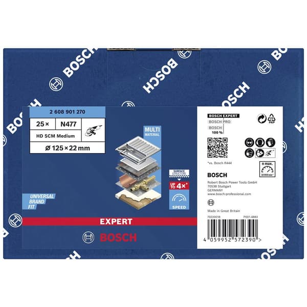 Bosch Accessories 2608901270 Poleringsskiva Diameter 125 mm Borrdiameter 22 mm 1 st