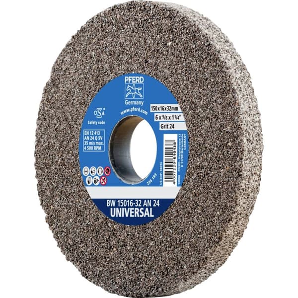 PFERD 39008418 Slipskiveskiva Diameter 150 mm Borrdiameter 32 mm Rostfritt stål, Stål, Gjutjärn 1 st