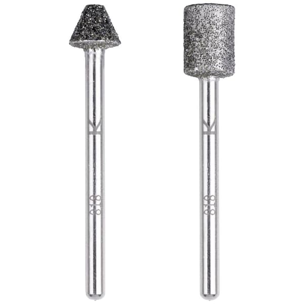 Wolfcraft 5989000 Diamantslipstift-set, cylinder- och konformad, 2-delars 1 set