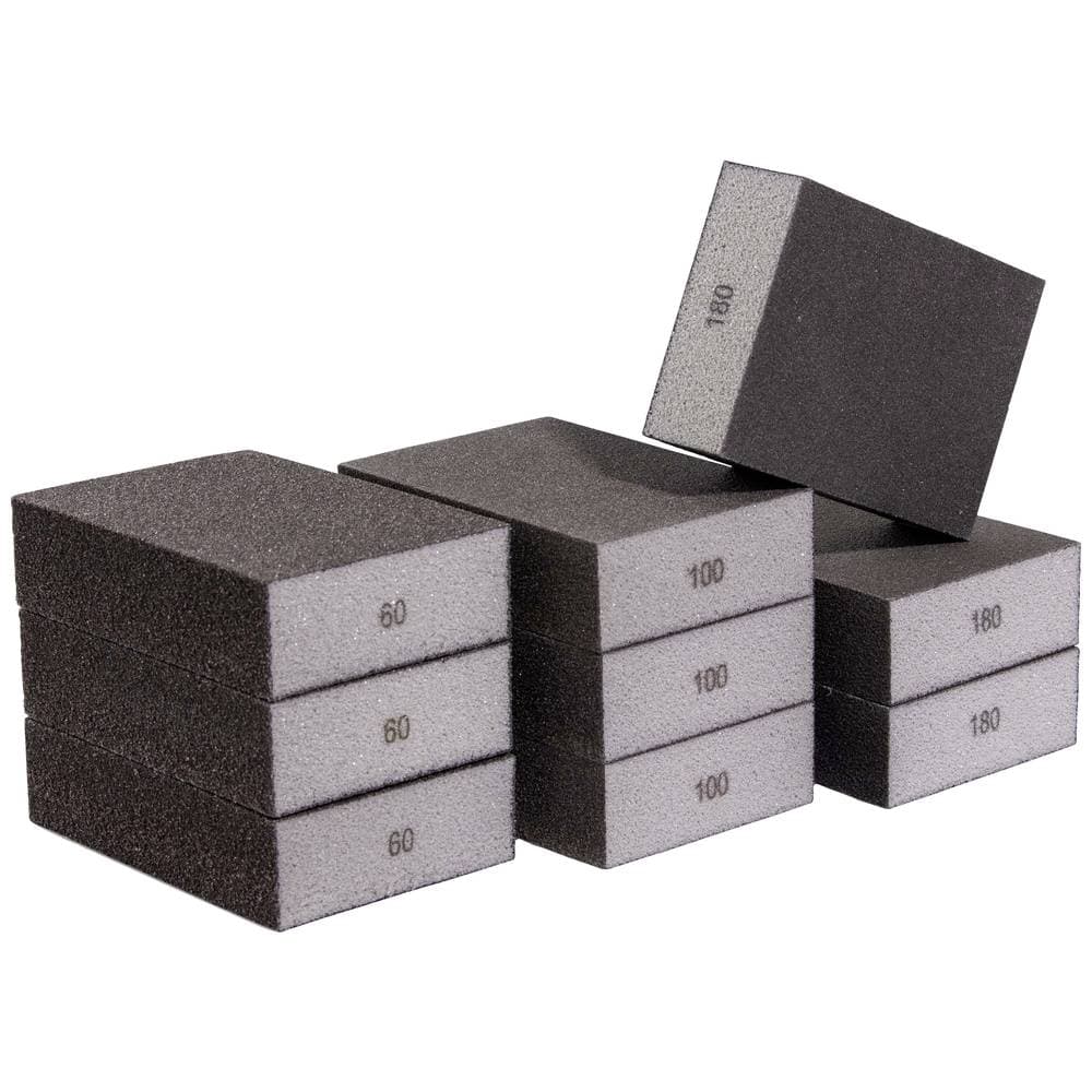 Slipsvamp-set 9 st (kornighet 60, 100, 180) Quadrios 2111T002 N/A 9 st