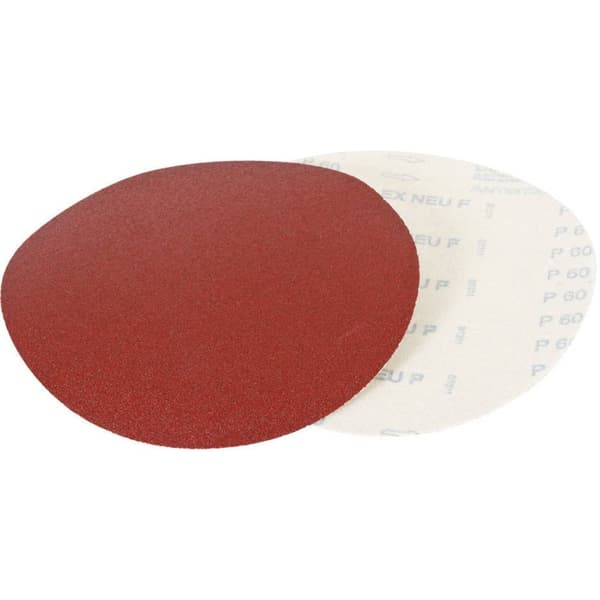 Holzmann Maschinen STKTSM250K60 Slipplatta med kardborrfäste K 60 5 st. Diameter 254 mm