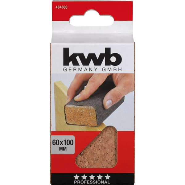 kwb 484800 Handslipkloss, kork, 40 x 60 x 100 mm 1 st
