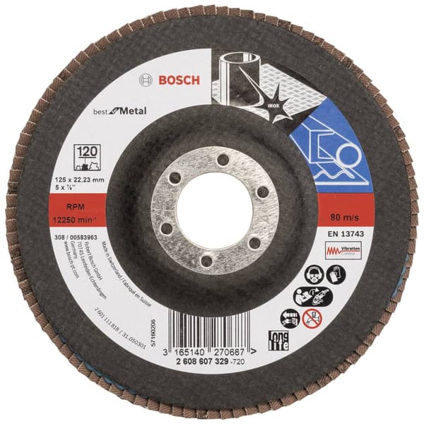 Bosch Accessories 2608607329 X571 Best for Metal, enastående livslängd vid grovbearbetning av svetssömmar och slipning