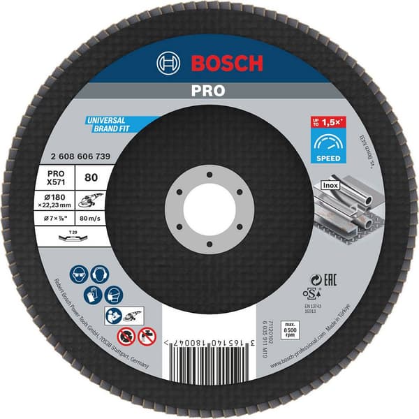 Bosch Accessories 2608606739 X571 Best for Metal, enastående livslängd vid grovbearbetning av svetssömmar och slipning