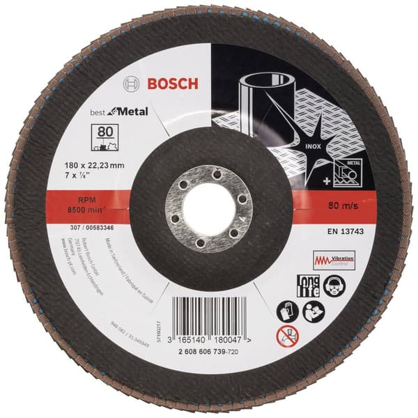Bosch Accessories 2608606739 X571 Best for Metal, enastående livslängd vid grovbearbetning av svetssömmar och slipning