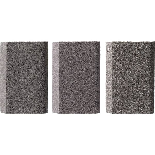 kwb 088900 Slipsvamp 3-pack, rundad och snedskuren i grovlekar medium, Fine och Super Fine 3 st