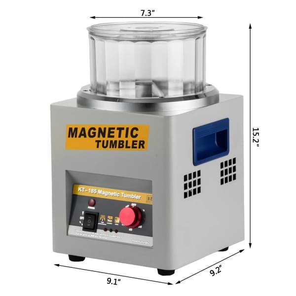 Magneettinen korujen kiillotuskone, 250W teho, 2000RPM nopeus,180mm, EU
