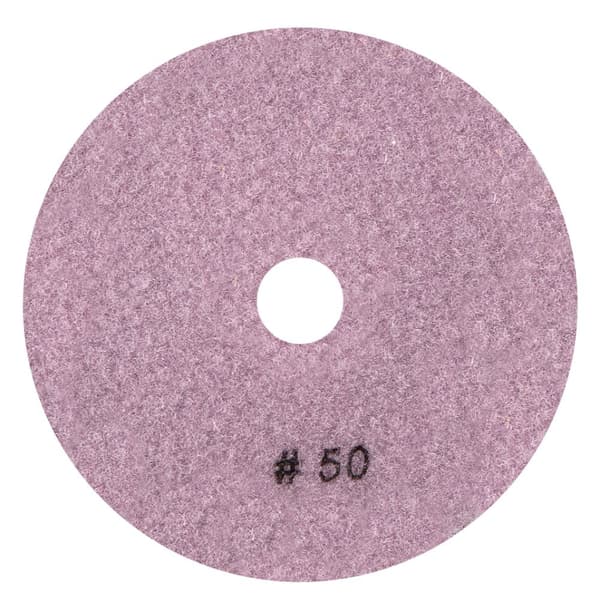 Poleringsvelcro til stentøj 125 mm, K50