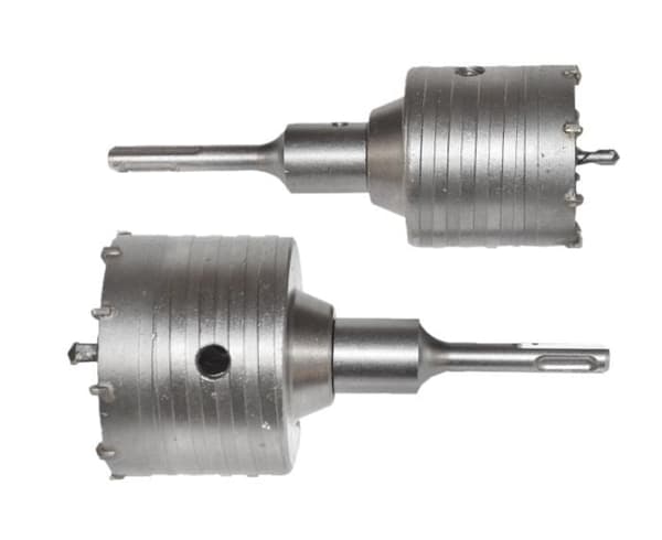 AWTOOLS BETONKRONE SÆT FI=65mm + FI=80mm SDS PLUS HÅNDTAG 100mm