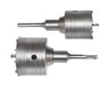 Miniatyrbillede 1 af 2: AWTOOLS BETONKRONE SÆT FI=65mm + FI=80mm SDS PLUS HÅNDTAG 100mm