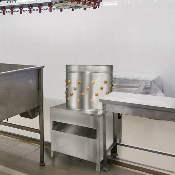 Plockningsmaskin Plockmaskin Fjäderplock Automatisk Kyckling Kalkon Anka Vaktel Fåglar Dränering Rostfritt stål Gummi 220V 50hz Jordbruk Slakteri