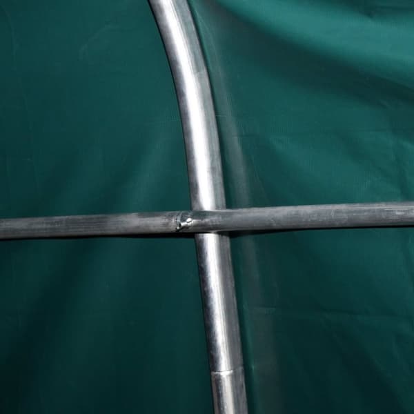 Boskapsskötsel - Living Vindskydd för boskap PVC 550 g/m² 3,3x3,2 m mörkgrön