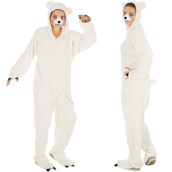 Unisex kostume Isbjørn