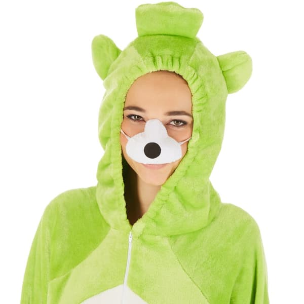 Unisex kostume Bjørneoverall grøn