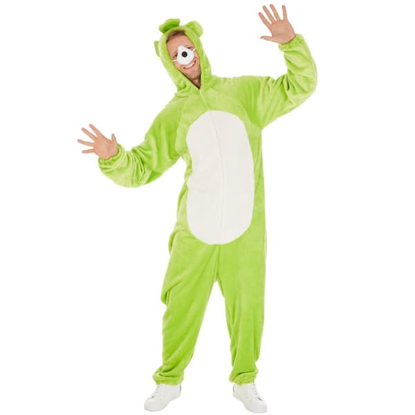 Unisex kostume Bjørneoverall grøn