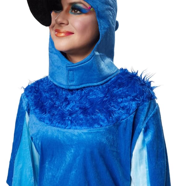 Prægtig blå papegøje kostume