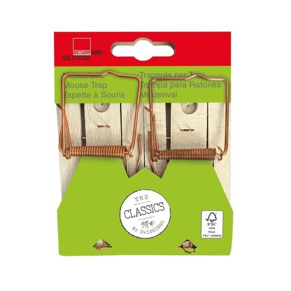 FSC® SWISSINNO LÖSNING Trämussmällare - 2-pack