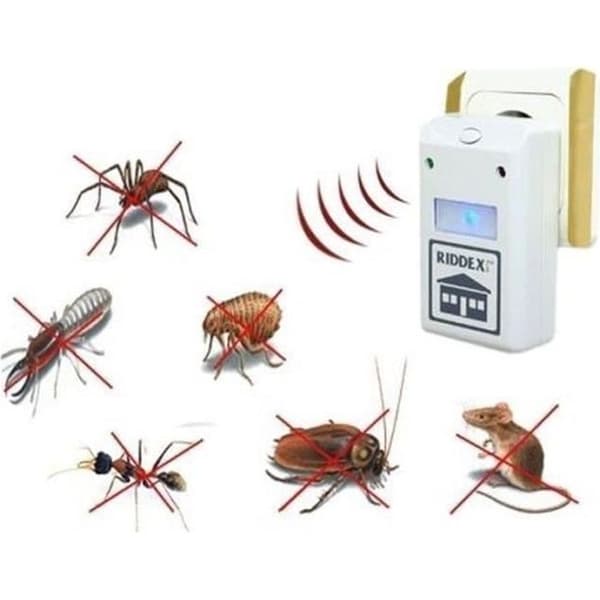 SHA Ultrasonic Repellent Mus Rått Mygginsektsskydd EU PLUG 220V