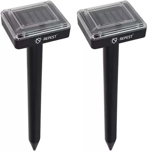 2-Pack - Mullvadsskrämma - Mullvad Skrämma - Solcell 2-Pack - Mullvadsskrämma - Mullvad Skrämma - Solcell