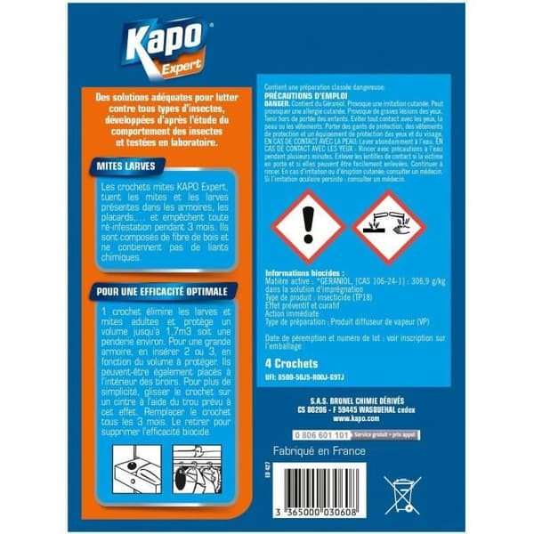 KAPO Moth krokar x4