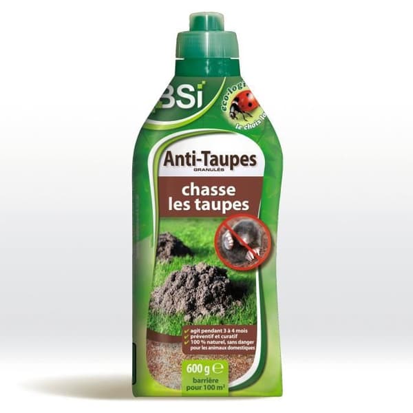 BSI - Antimullar Granulat - 100% Naturligt - Långvarig 3 till 4 Månader - Förebyggande och Kurativt - Täcker 100m2 Yta