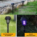 Miniatyrbild 4 av 4: INN Mosquito Killer Lamp 600mAh Solar Mosquito Killer Lamp LED Garden Anti-mygg och skadeinsekter för dubbelfunktion IP