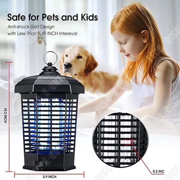 TD® Mosquito Killer Lamp 12W 4200V Mosquito Killer Lamp IPX4 Vattentät Hem Utomhus