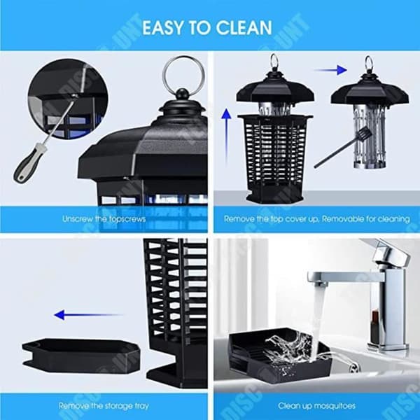 TD® Mosquito Killer Lamp 12W 4200V Mosquito Killer Lamp IPX4 Vattentät Hem Utomhus
