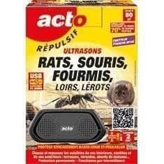 Ultraljudsrepellents - ACTO - Råttor, Möss, Myror 80m²