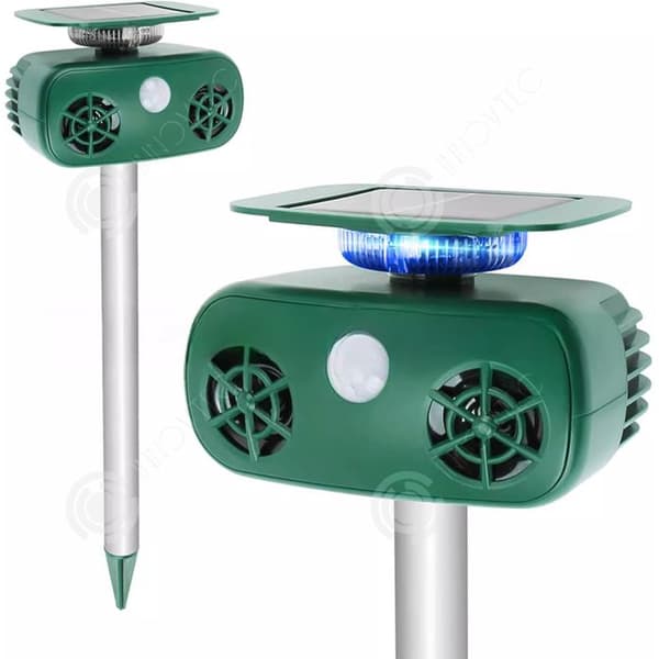 INN myggavvisare 10 meter inomhus 180 grader vidvinkel USB Vattentät Tyst Eco LED Solcellsdriven avvisare för djur