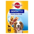 Miniatyrbild 1 av 4: PEDIGREE Dentastix hundgodis för medelstora hundtuggar med kyckling- och nötköttsmak mot stentänder