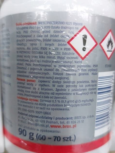 BROS MOLAFSKYTTER DUFTBOLLER (60-70 stk.) 90 g