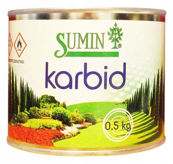 SUMIN CARBIDE GRANULATED stöter bort mullvadar och sorkar 500 g