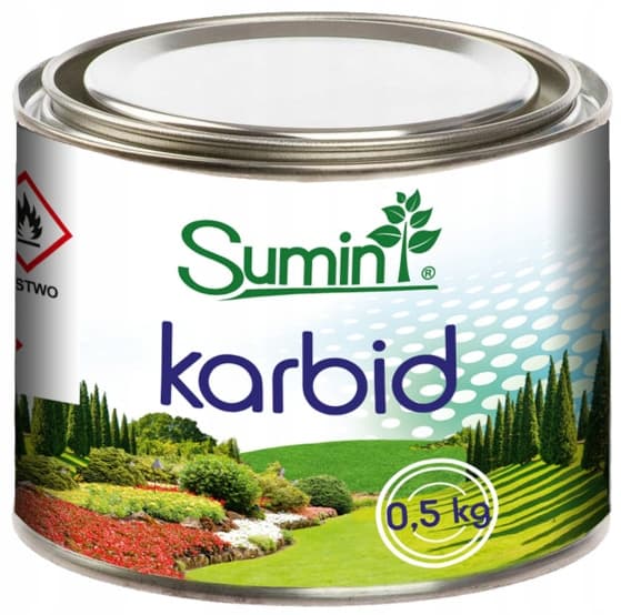 SUMIN CARBIDE GRANULATED stöter bort mullvadar och sorkar 500 g