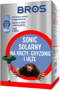 Miniatyrbillede 1 af 11: BROS SONIC solcelledrevet muldvarpe- og gnaver-slangeafvisende middel 1 stk.