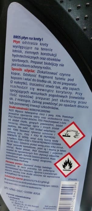 BROS MYYRIÄ HYLLYÄ HYLLYVÄ NESTE tunneleille, kummuille, 500 ml