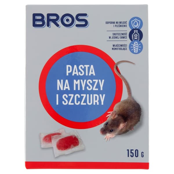 BROS PASTA TIL MUS OG ROTTER gnavergift 150g