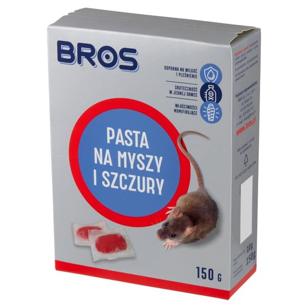 BROS PASTA TIL MUS OG ROTTER gnavergift 150g