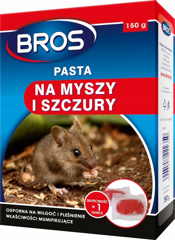 BROS PASTA TIL MUS OG ROTTER gnavergift 150g
