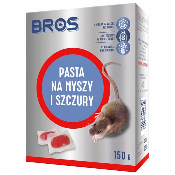 BROS PASTA TIL MUS OG ROTTER gnavergift 150g